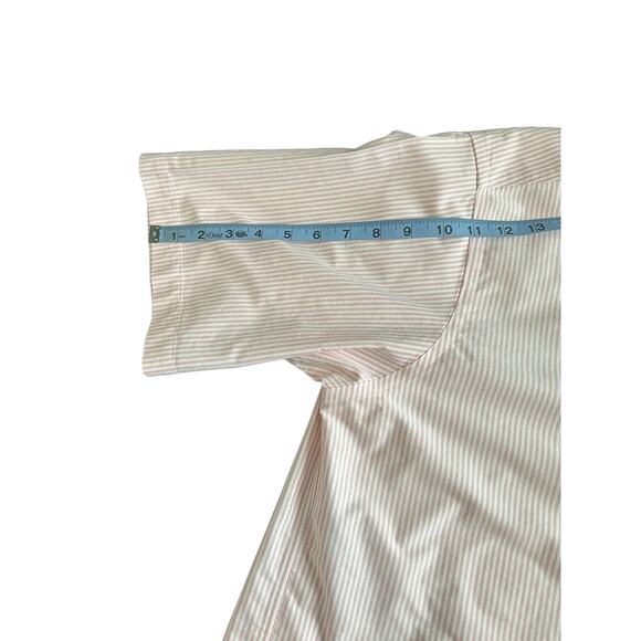 L.L. Bean Men's Striped Wrinkle Free‎ Traditional Fit Button Down Shirt Size 17R - Picture 10 of 11